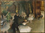 The Rehearsal of the Ballet on Stage 1874
